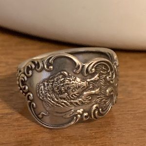 Spoon Ring - Buffalo design